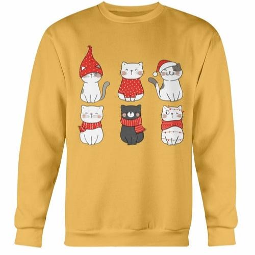 
                  
                    Merry Cats - Christmas Sweatshirt - Yoru Says
                  
                