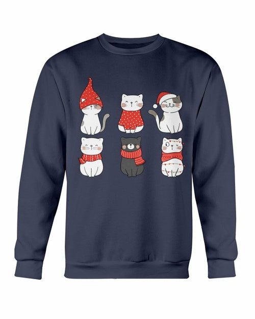 
                  
                    Merry Cats - Christmas Sweatshirt - Yoru Says
                  
                