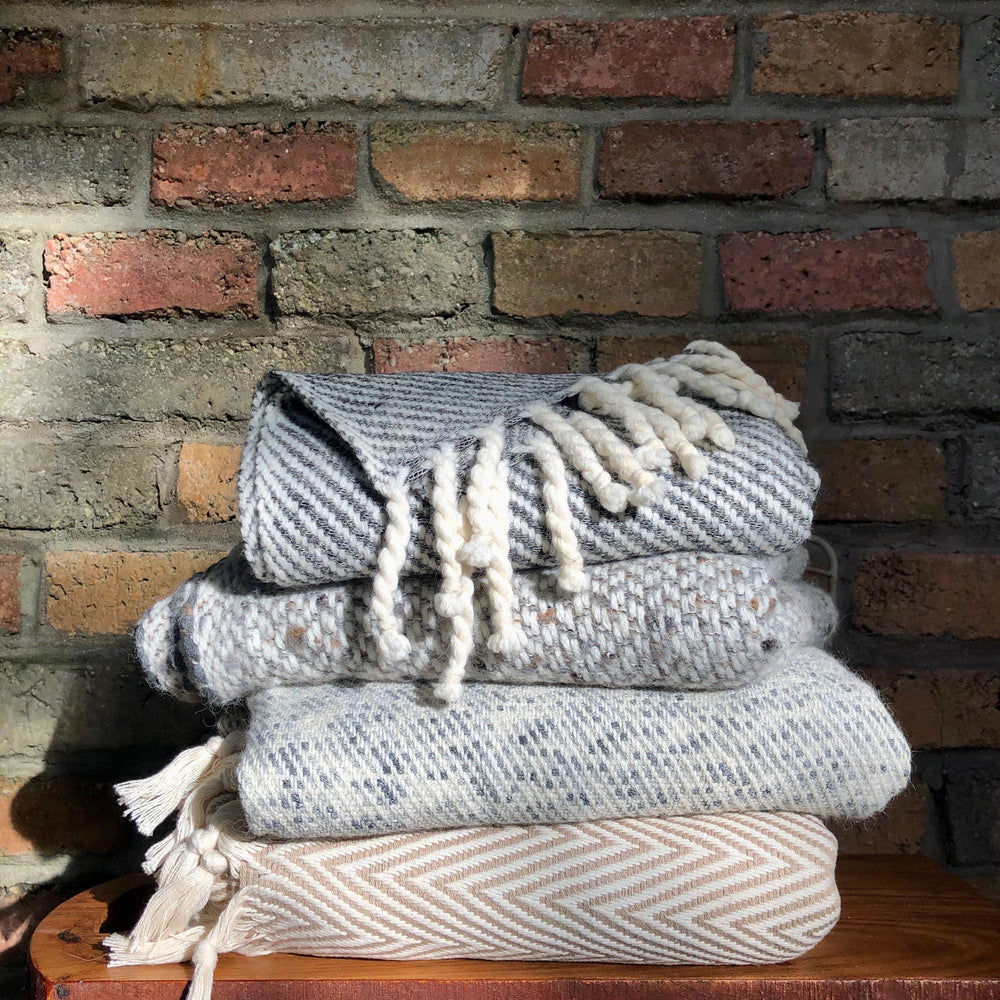 
                  
                    Chunky Chevron Turkish Throw - Yoru Says
                  
                