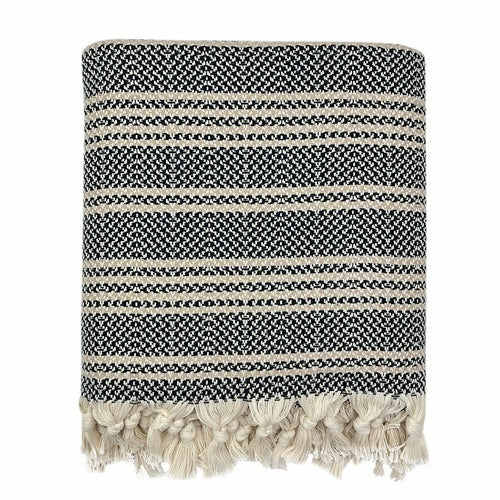 
                  
                    Woven Stripe Turkish Throw - Yoru Says
                  
                