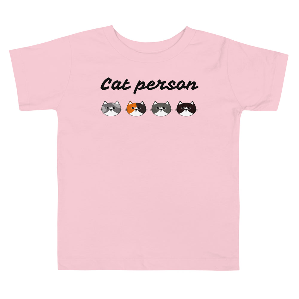 Cat Person Toddler - Short Sleeve Tee - Yoru Says