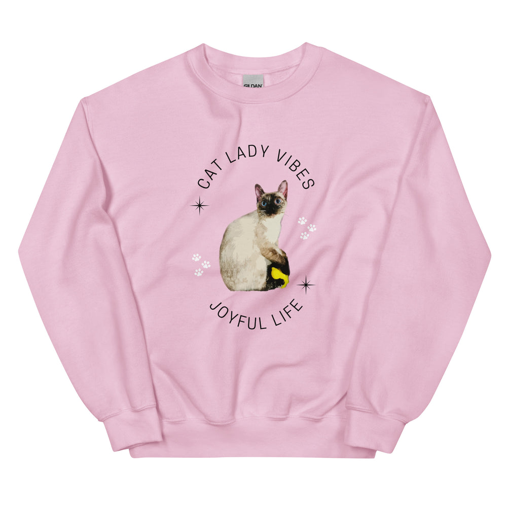 
                  
                    Cat Lady vibes Unisex Sweatshirt - Yoru Says
                  
                