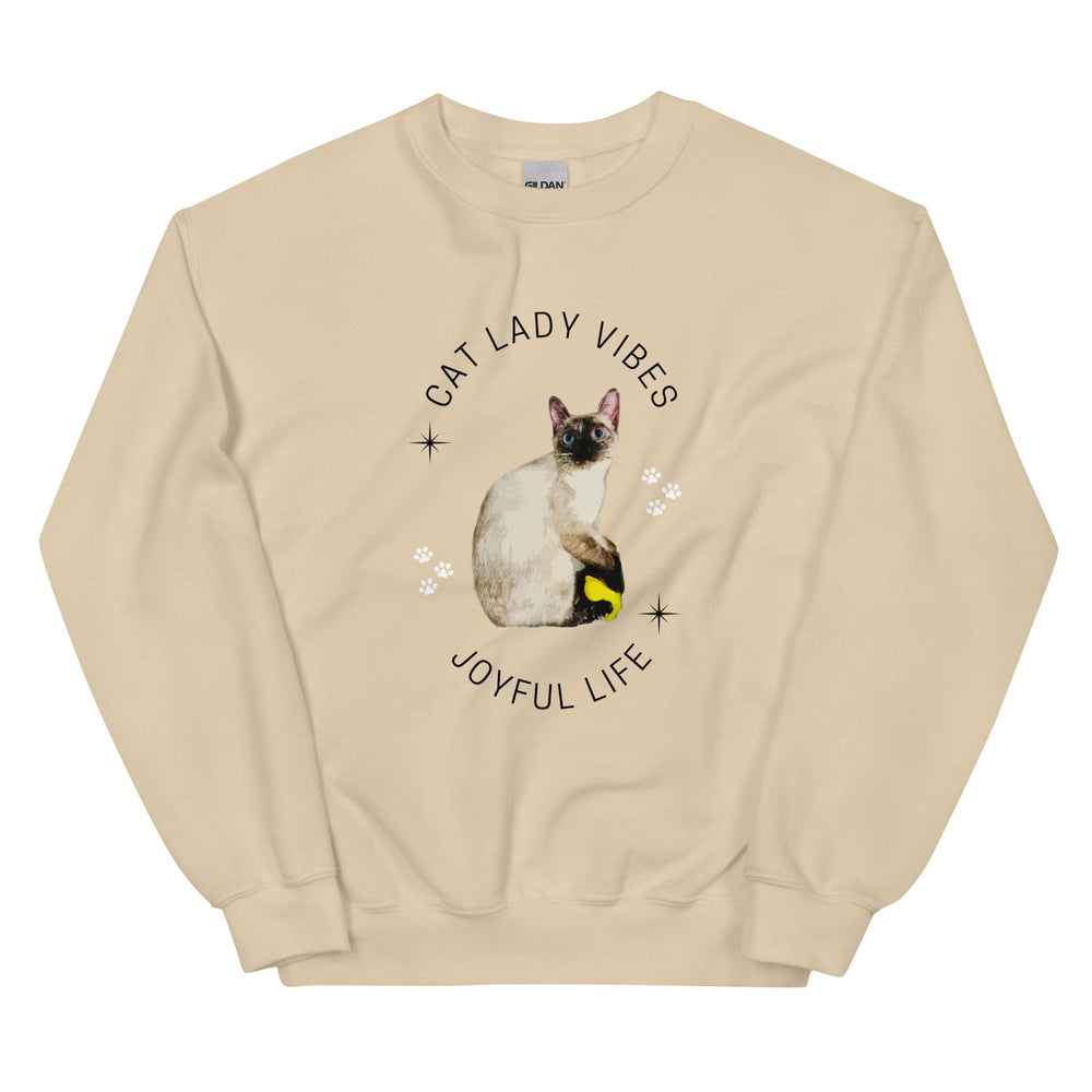 
                  
                    Cat Lady vibes Unisex Sweatshirt - Yoru Says
                  
                