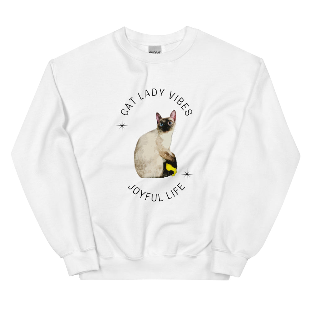 
                  
                    Cat Lady vibes Unisex Sweatshirt - Yoru Says
                  
                