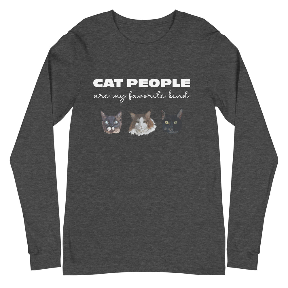 
                  
                    Unisex Cat Lover Long Sleeve Tee - Yoru Says
                  
                