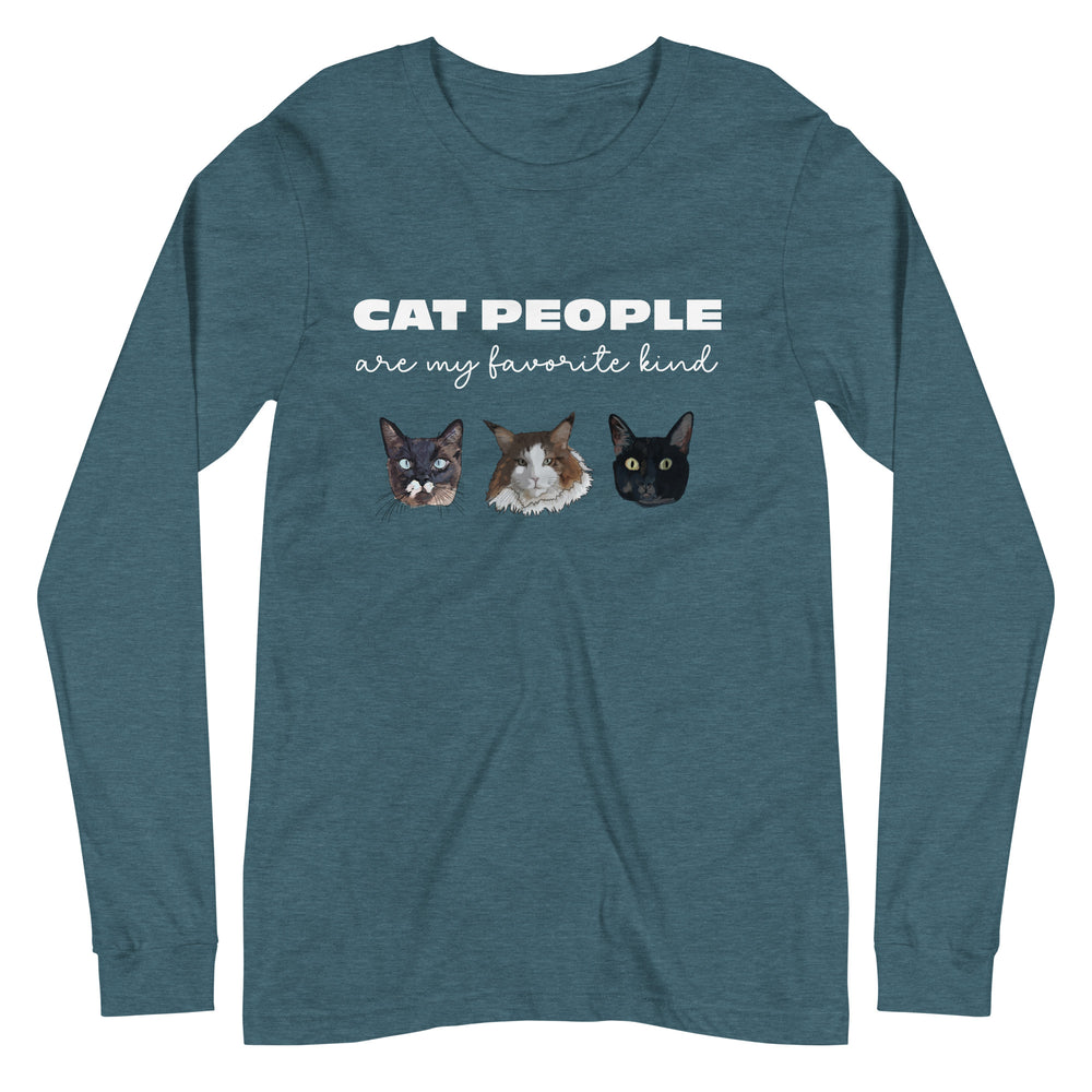 
                  
                    Unisex Cat Lover Long Sleeve Tee - Yoru Says
                  
                