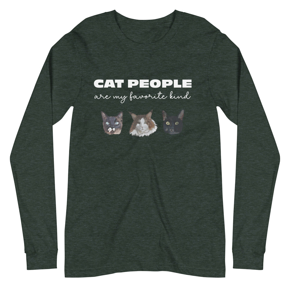 
                  
                    Unisex Cat Lover Long Sleeve Tee - Yoru Says
                  
                