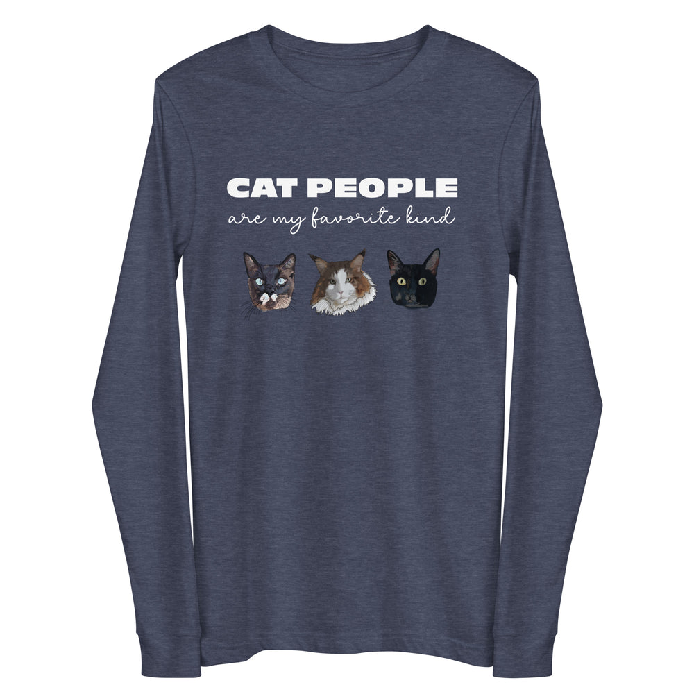 
                  
                    Unisex Cat Lover Long Sleeve Tee - Yoru Says
                  
                