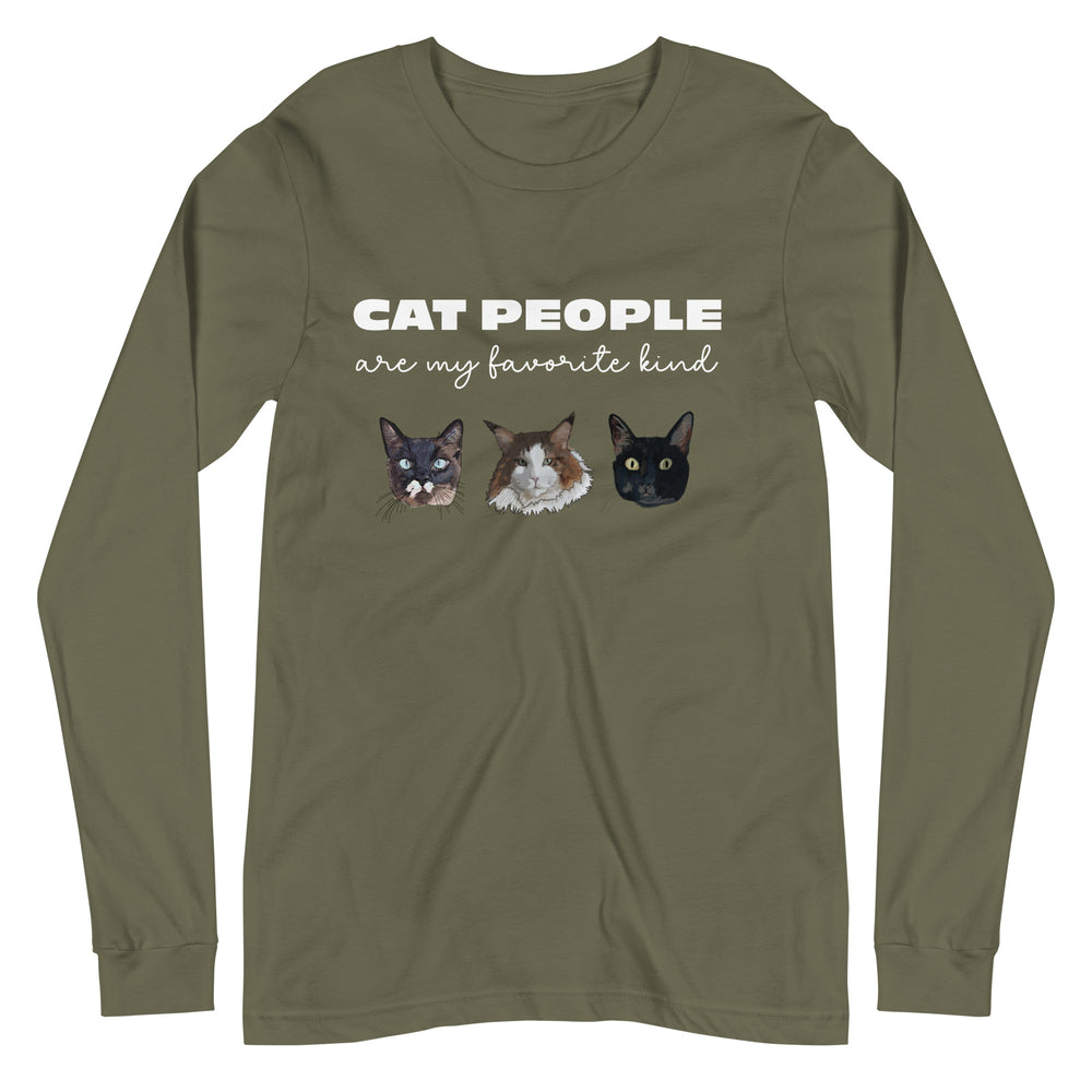 
                  
                    Unisex Cat Lover Long Sleeve Tee - Yoru Says
                  
                