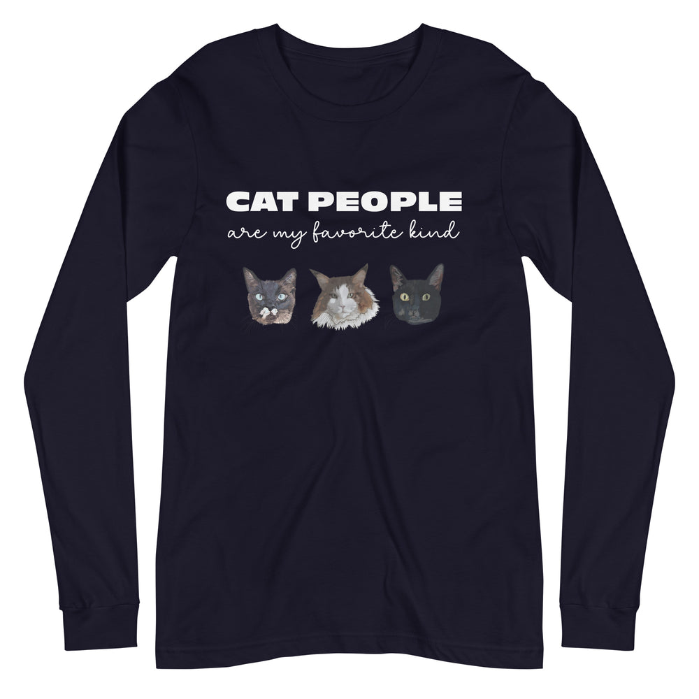 
                  
                    Unisex Cat Lover Long Sleeve Tee - Yoru Says
                  
                