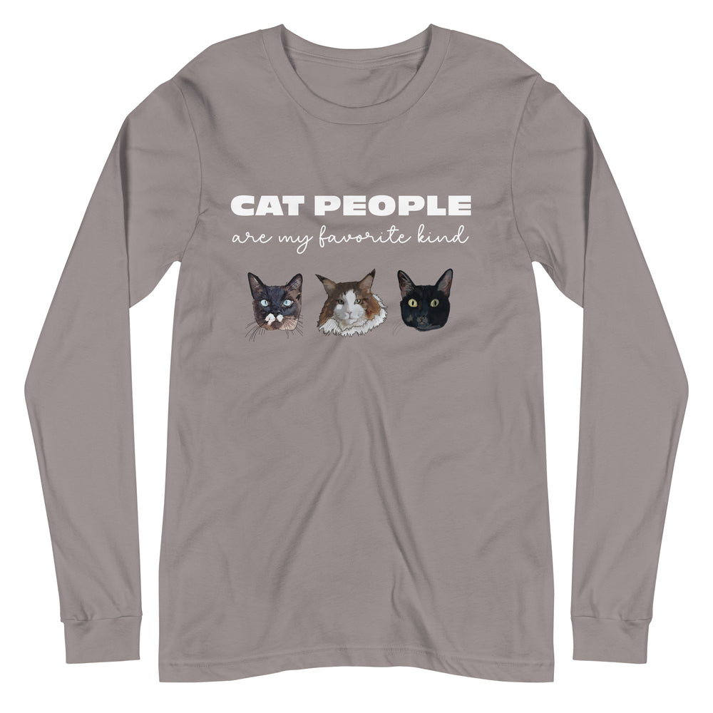 
                  
                    Unisex Cat Lover Long Sleeve Tee - Yoru Says
                  
                