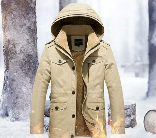 
                  
                    Mens Hooded Military Style Coat - Yoru Says
                  
                