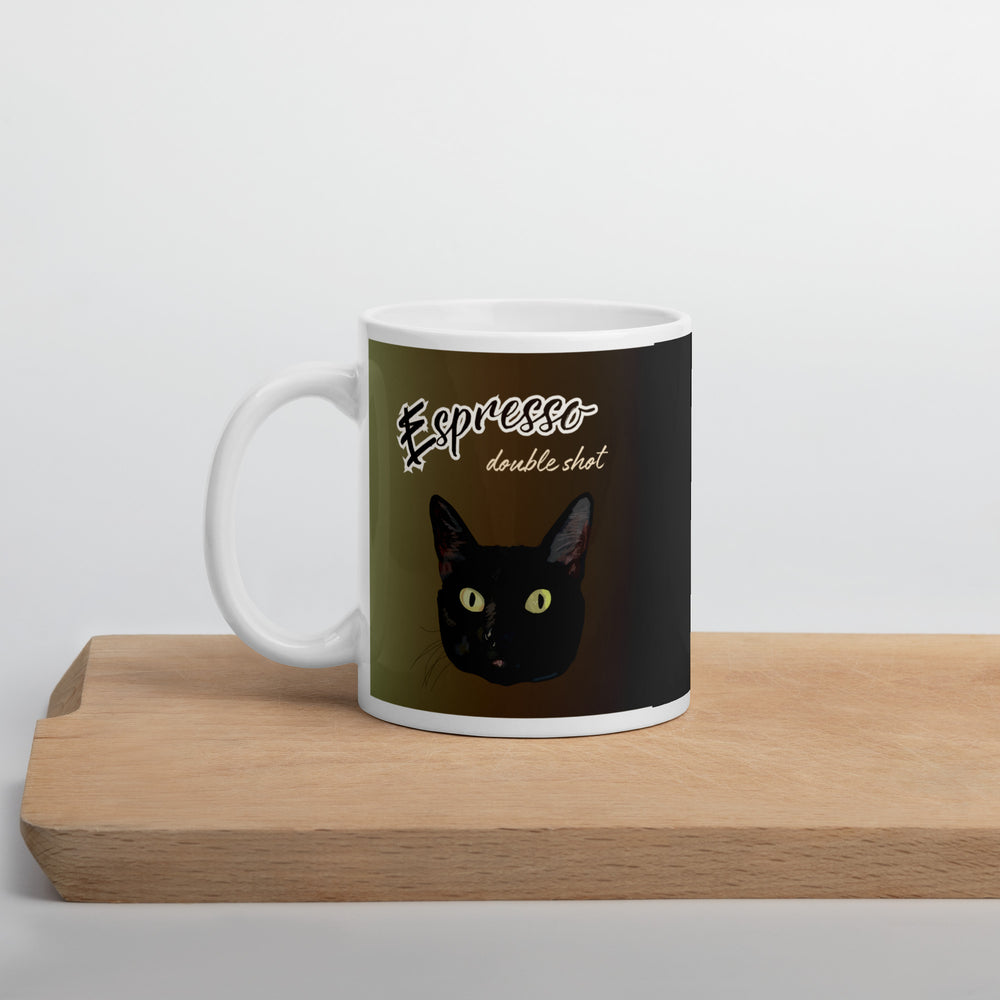 
                  
                    Espresso - White glossy mug - Yoru Says
                  
                