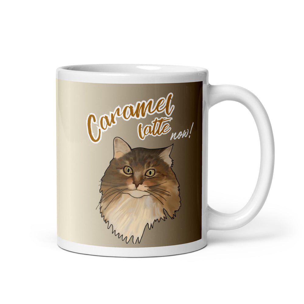 
                  
                    Caramel Latte - White glossy mug - Yoru Says
                  
                