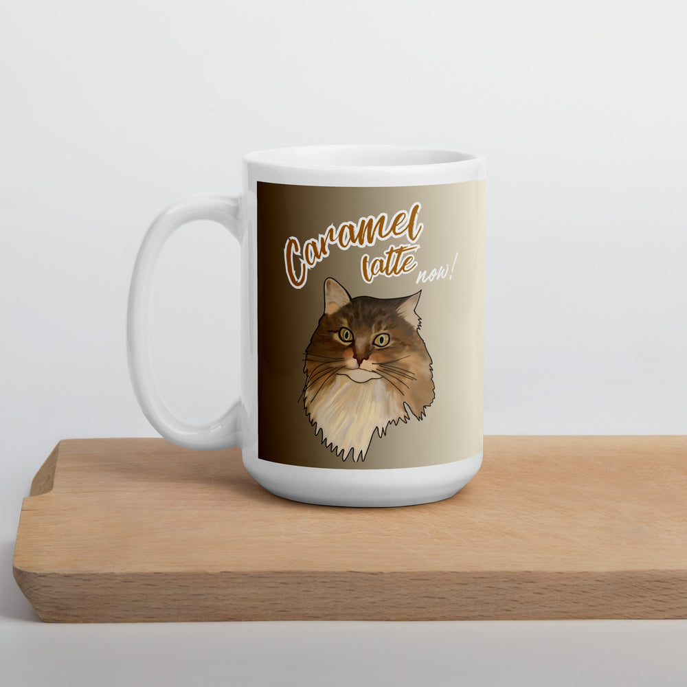 
                  
                    Caramel Latte - White glossy mug - Yoru Says
                  
                