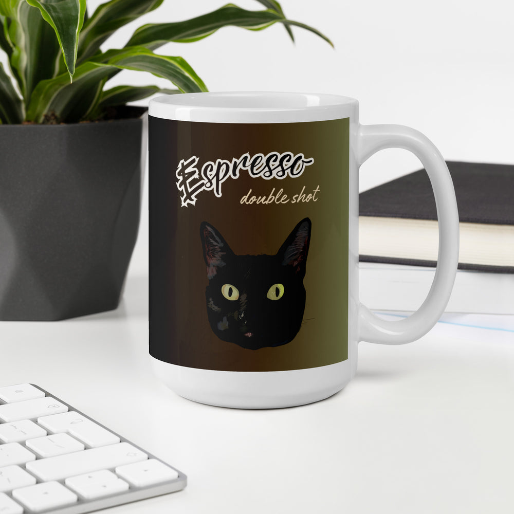 
                  
                    Espresso - White glossy mug - Yoru Says
                  
                