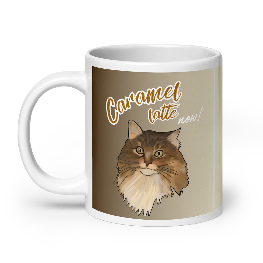 
                  
                    Caramel Latte - White glossy mug - Yoru Says
                  
                