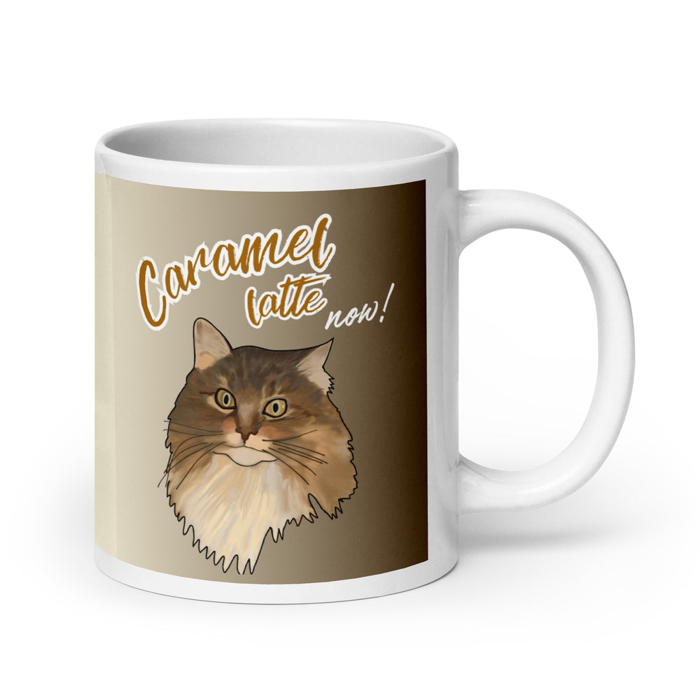 
                  
                    Caramel Latte - White glossy mug - Yoru Says
                  
                