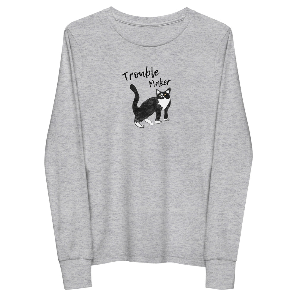 
                  
                    Trouble maker - Youth long sleeve tee - Yoru Says
                  
                