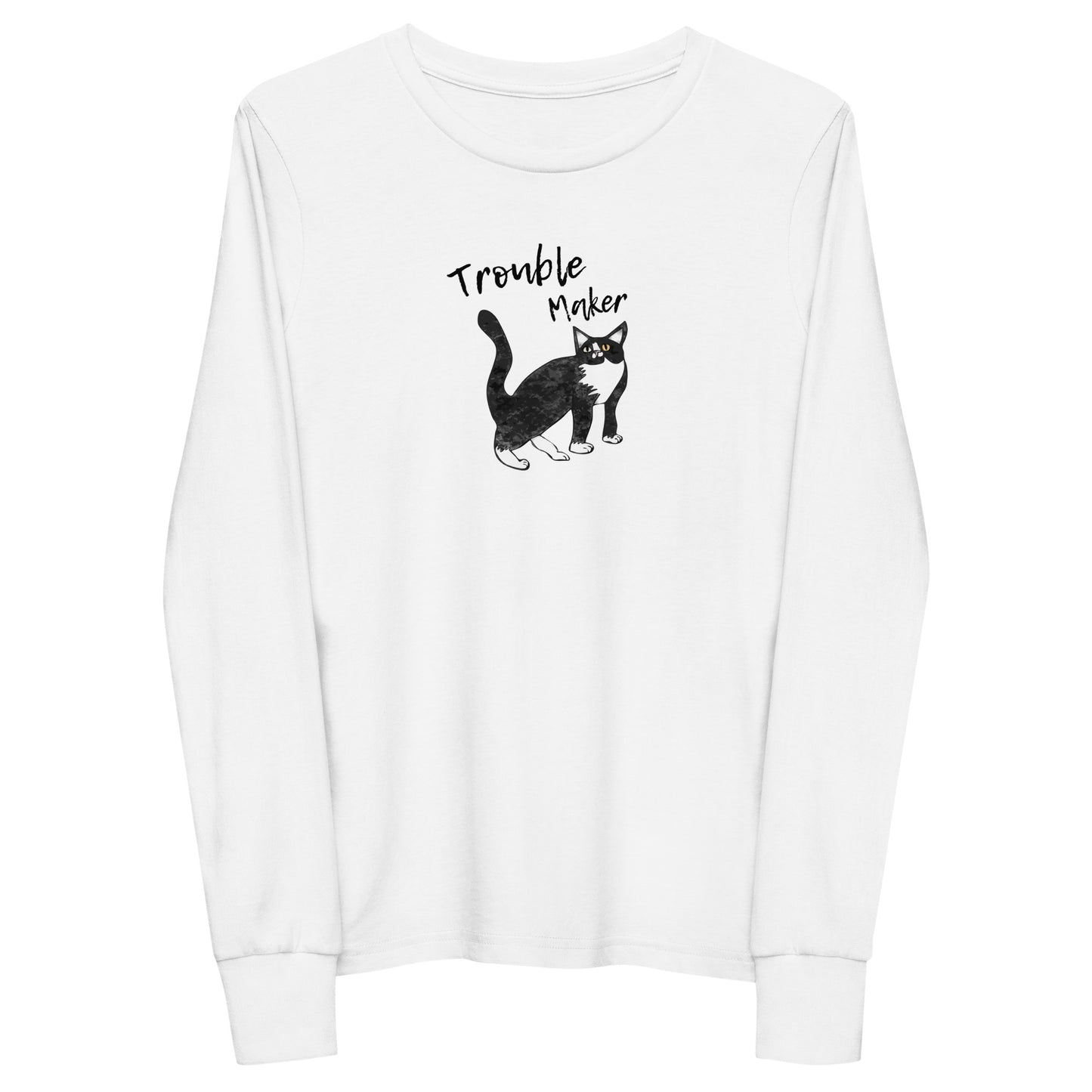 Trouble maker - Youth long sleeve tee - Yoru Says