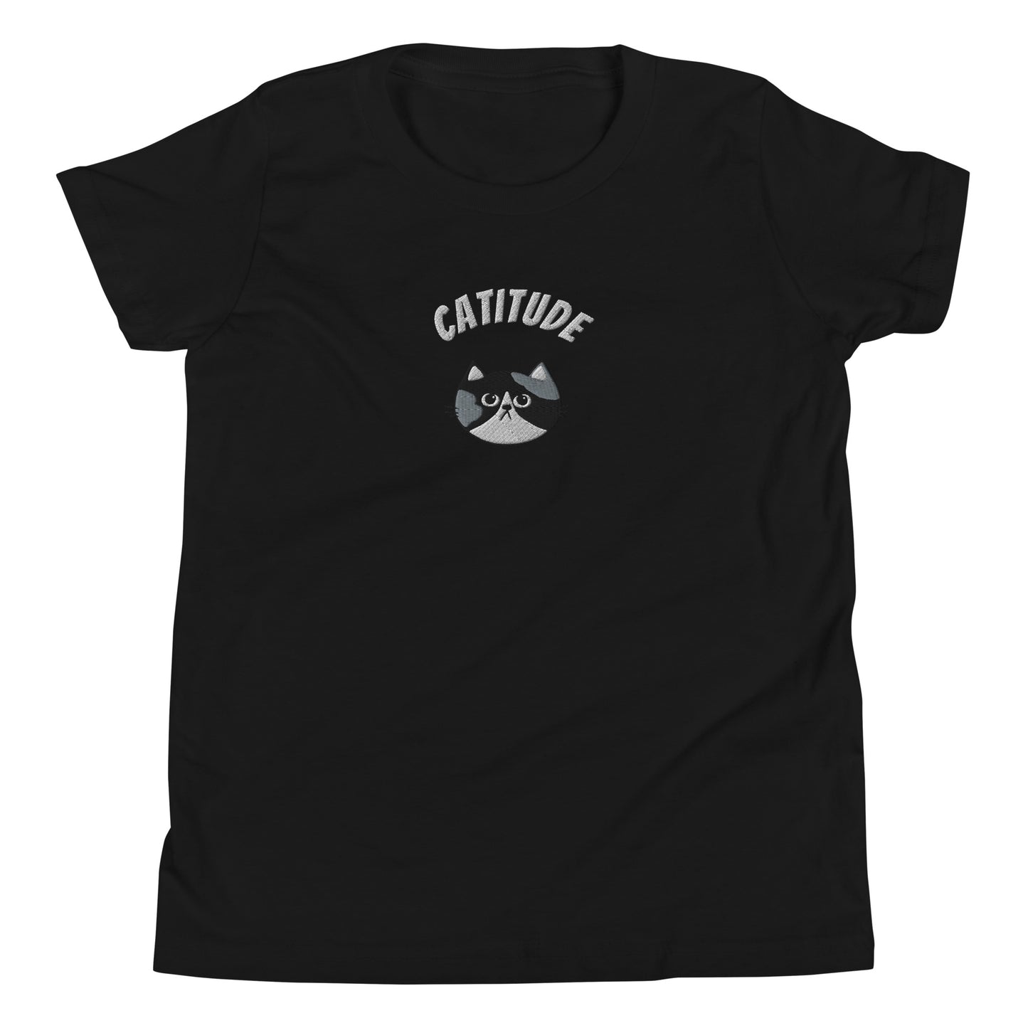 Catitude - Dark Youth Short Sleeve T-Shirt - Yoru Says